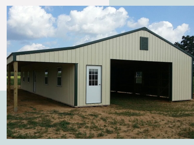 Строительство конюшен в Скопине