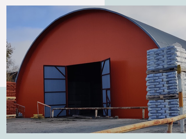 Полукруглые ангары по цене от 625 руб. в Скопин