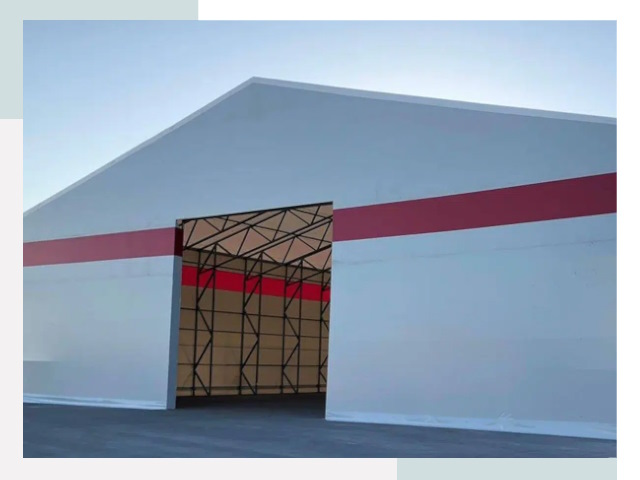 Быстровозводимые ангары в Скопине