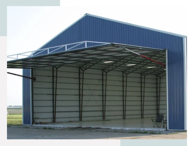 Прямо стенные ангары в Скопине