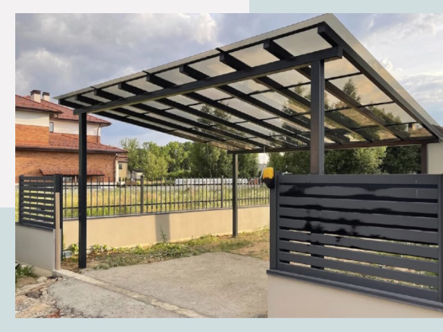 Металлические навесы в Скопин от 625 руб. за м²