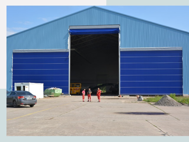 Ангарные ворота в Скопин от СтальСтрой-Скп по цене 625 руб.