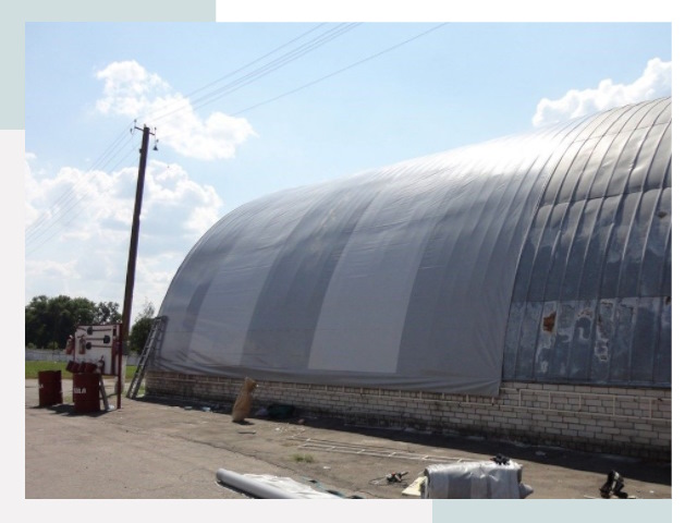 Ремонт ангаров в Скопине