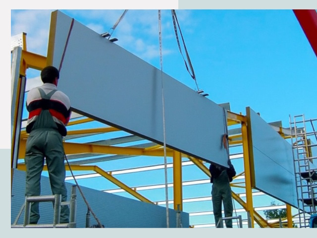 Монтаж сэндвич-панелей в Скопине от 625 руб.