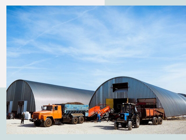 Ангары для спецтехники в Скопине